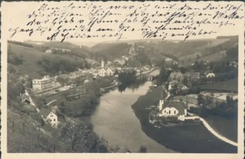 Foto Ak Bad Hals Passau in Niederbayern, Gesamtansicht