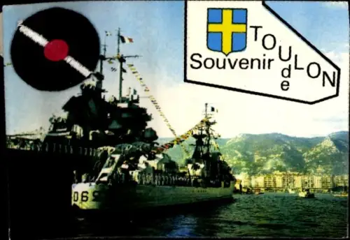 Ak Toulon Var, Kriegsschiffe