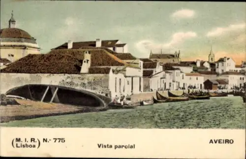 Ak Aveiro Portugal, Gesamtansicht