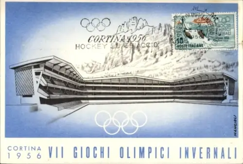 Ak Cortina d'Ampezzo Veneto, VII Giochi Olimpici Invernali