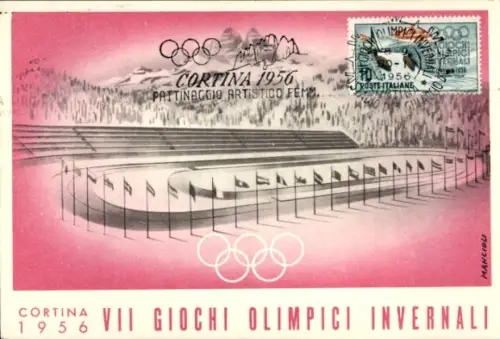 Ak Cortina d'Ampezzo Veneto, VII Giochi Olimpici Invernali