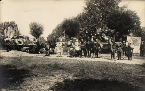 Foto Ak Erstein Elsass Bas Rhin, Festzug, Im Reiche der Kobolde, Fotograf Rud. Mayer