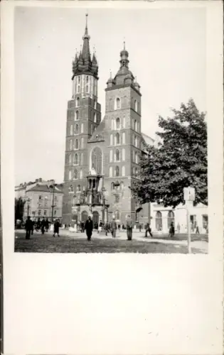Foto Ak Kraków Krakau Polen, Marienkirche