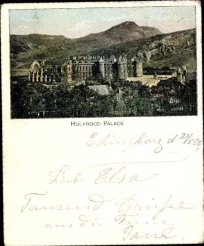 Ak Holyrood Edinburgh Schottland, Palace