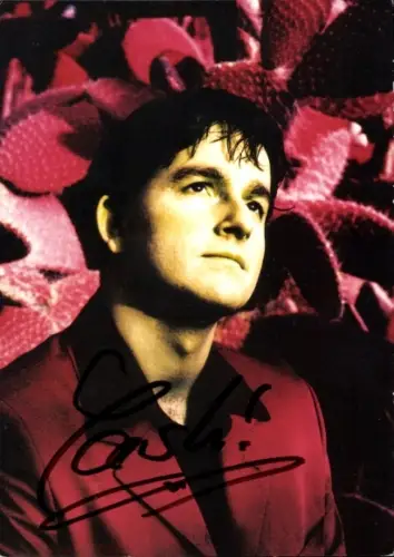 Autogrammkarte Sänger Sash, Portrait, Autogramm