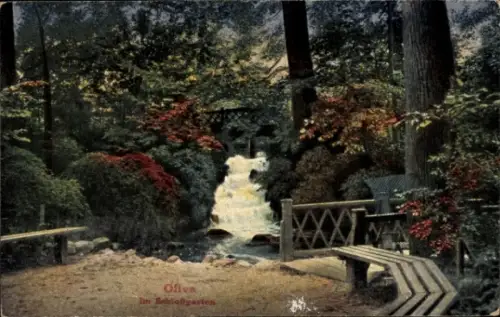 Ak Oliva Gdańsk Danzig, Im Schlossgarten