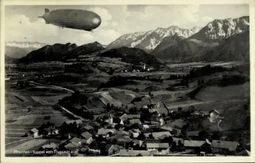 Ak Pfronten im Allgäu, Fliegeraufnahme, Zeppelin