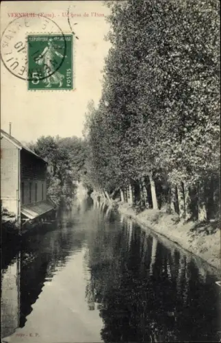 Ak Verneuil Eure, Un bras de l'Iton