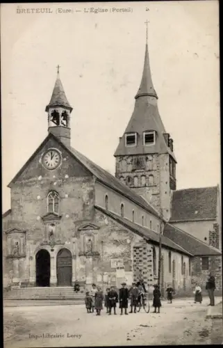 Ak Breteuil Eure, L'Eglise