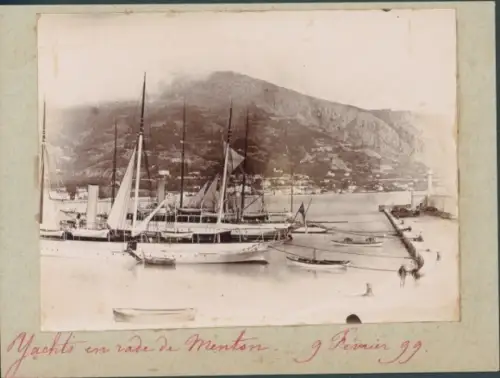 Foto Menton Alpes Maritimes, Hafen, Dampfer, Boote