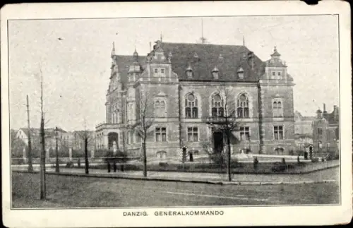 Ak Gdańsk Danzig, Generalkommando