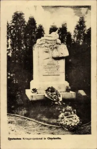 Ak Charleville Marne, Deutsches Kriegerdenkmal