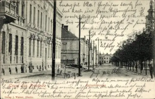 Ak Prostějov Proßnitz Region Olmütz, Rejsekstraße