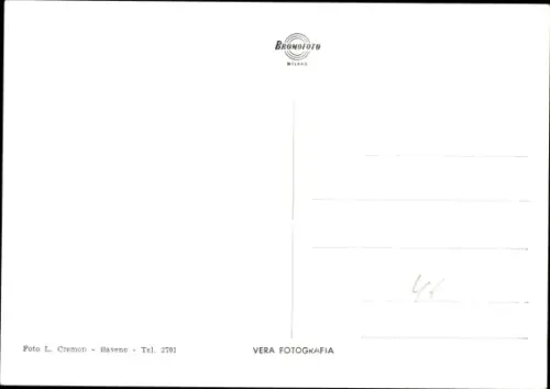 Ak Baveno Lago Maggiore Piemonte Italien, Pensione Ristorante Rigoli