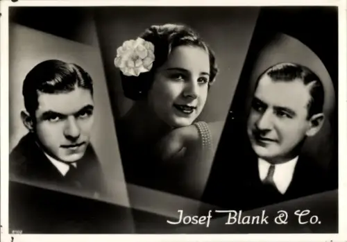 Ak Jongleur Josef Blank & Co.