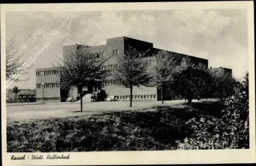 Ak Kassel in Hessen, Städ. Hallenbad