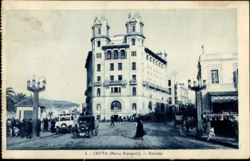 Ak Ceuta Spanien, Entrada