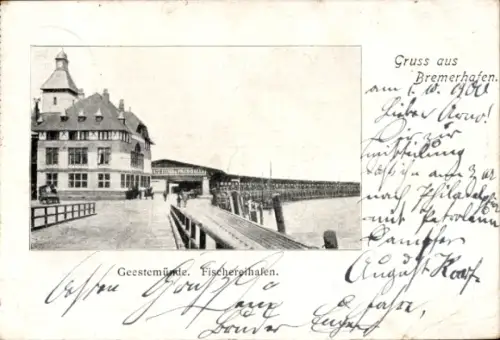 Ak Bremerhaven, Fischereihafen