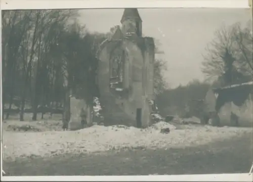 Foto Tracy le Mont Oise, Kriegszerstörungen, I. WK