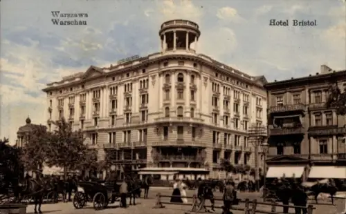 Ak Warszawa Warschau Polen, Hotel Bristol