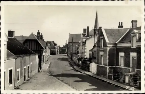 Ak Soings en Sologne Loir et Cher, Rue des Écoles