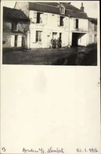 Foto Ak St Lambert Ardennes, Gebäude, Soldaten in Uniform, 20.1.1906