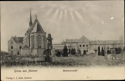 Ak Astenet Lontzen Wallonien Lüttich, Katharinenstift