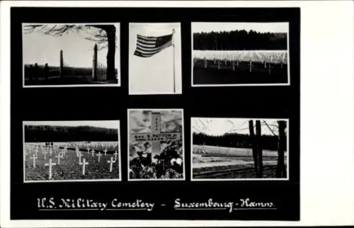 Ak Luxemburg, Soldatenfriedhof