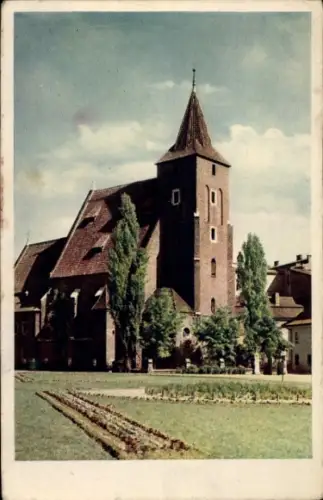 Ak Kraków Krakau Polen, Kreuzkirche