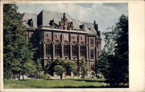 Ak Kraków Krakau Polen, Universitätsgebäude