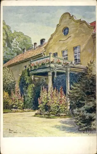 Künstler Ak Wiederhold, Oliva Gdańsk Danzig, Alte Abtei