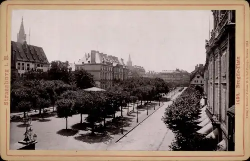 Foto Strasbourg Straßburg Elsass Bas Rhin, Borglie-Platz
