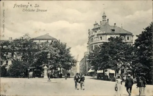 Ak Freiberg in Sachsen, Erbische Straße