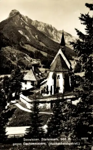 Ak Seewiesen Turnau Steiermark, Kapelle, Gschirrmauern