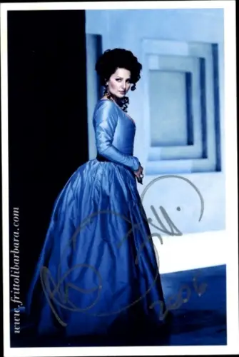Foto Opernsängerin Barbara Frittoli, Portrait, Autogramm