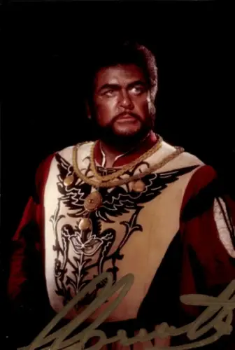 Foto Opernsänger Carlo Cossuta, Portrait, Autogramm