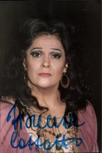 Foto Opernsängerin Fiorenza Cossotto, Portrait, Autogramm