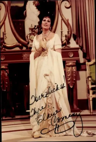 Foto Opernsängerin Elaine Cornady, Portrait, Autogramm