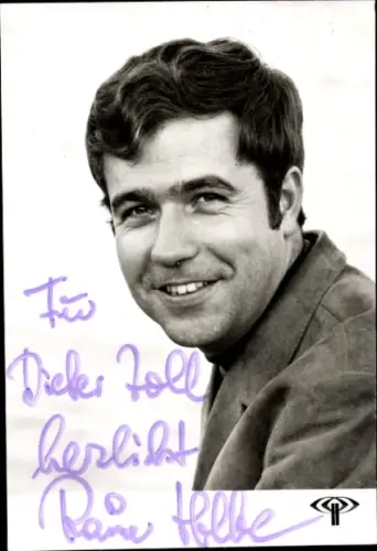 Ak Journalist und Autor Rainer Holbe, Portrait, Autogramm