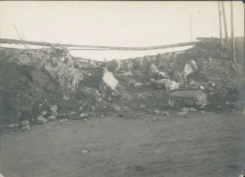 Foto Hirson Aisne, Kriegszerstörungen, I. WK