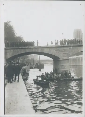 Foto Paris, Autobusunfall, Seine, Brücke