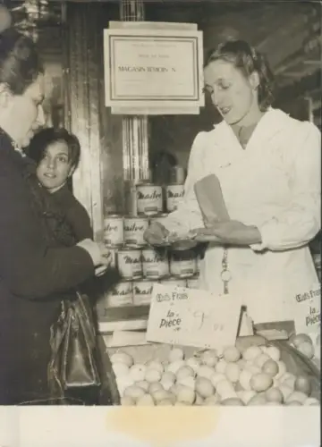 Foto Paris, Kampf gegen hohe Lebenshaltungskosten 1947