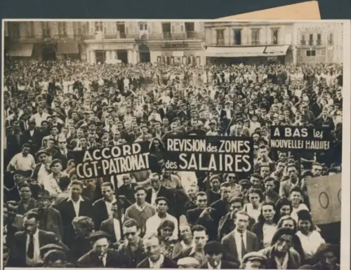 Foto Limoges Haute Vienne, Gewerkschaften, Streik