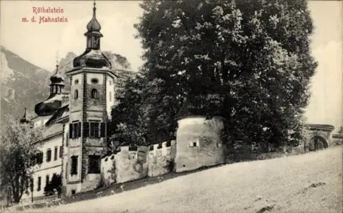 Ak Röthelstein Steiermark, Haus, Zwiebeldach, Hahnstein