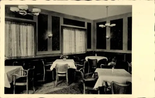 Ak Kiel, Hotel Europäischer Hof und Berliner Hof, Innenansicht