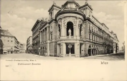 Ak Wien 1 Innere Stadt, Etablissement Ronacher