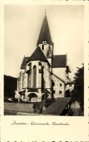 Ak Murau Steiermark, Pfarrkirche