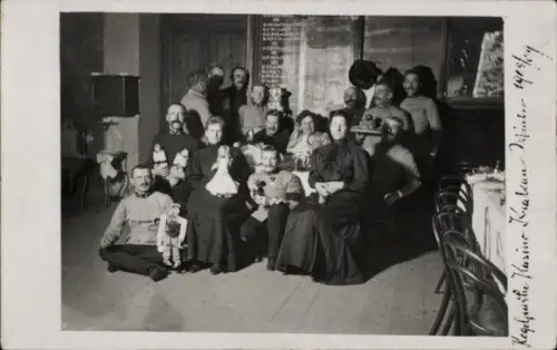 Foto Ak Kraków Krakau Polen, Kasino, Puppen Hampelmann