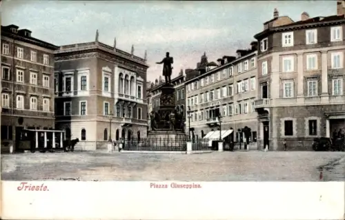 Ak Triest Trieste Friuli Venezia Giulia, Piazza Giuseppina