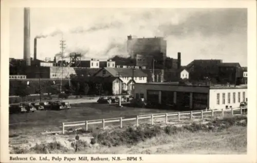 Ak Bathurst New Brunswick Kanada, Bathurst Co. Ltd. Pulp Paper Mill